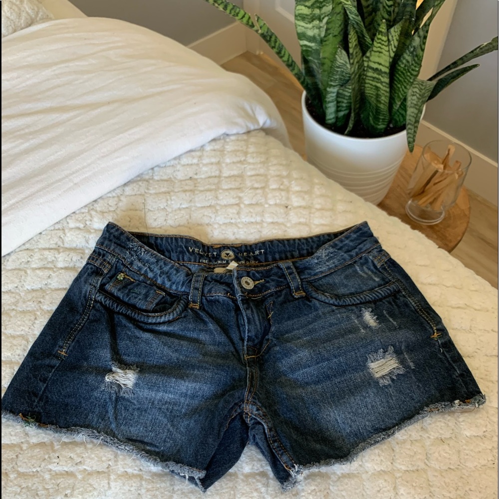 🌸Velvet Heart Shorts